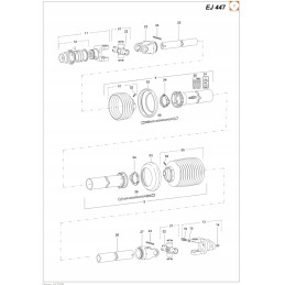 Veleno skersinis oe 22x55mm 2100 Walterscheid
