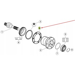 7700648031 galinės ašies korpuso poveržlė 0 2 mm