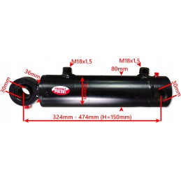 Hidraulinis cilindras smt2mp 70x35x150 l 324mm