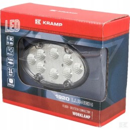 LED darbo lempa ovali 24w 1920 lm 10 30v