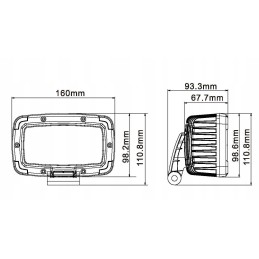 LED darbo lempa 5420lm 119777 g31290011031