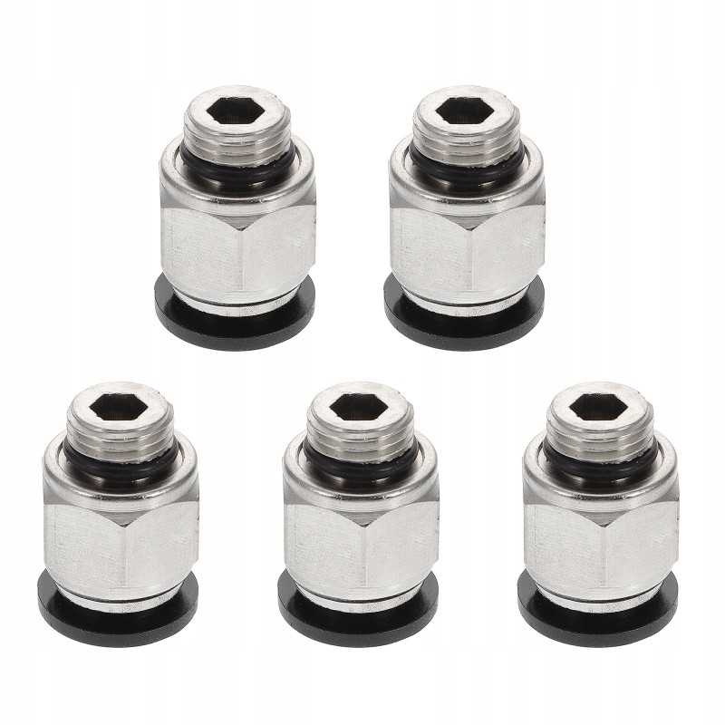 Pneumatinės jungties jungiamosios detalės stūmimo oro linija 5 vnt