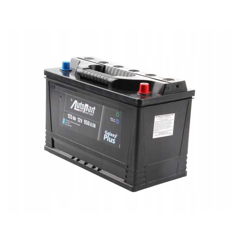 Baterija 12v 125ah 950a autopart galaxy plus