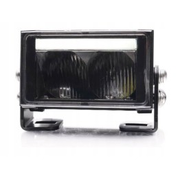 Kombinuotas kelio žibintas statybinei technikai