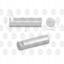 Šakės kaištis C 385 originalus Ursus
