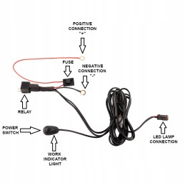 3m laidų ryšulėlis vienai darbinei lempai