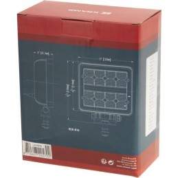 Kvadratinė LED darbo lempa 24w 2272 lm 9 36v swi