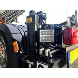 Kvadratinė LED darbo lempa 24w 2272 lm 9 36v swi