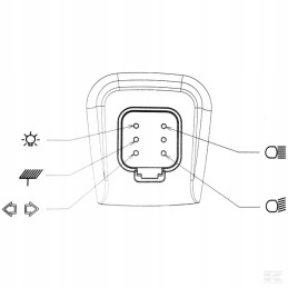 LED priekinis žibintas, dešinysis, 22 32 w