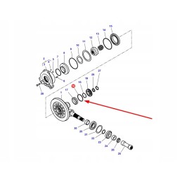 4300023m1 diferencialo poveržlė 0 35 mm