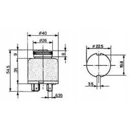 Uždegimo jungiklio korpusas jx new holland td 5129862