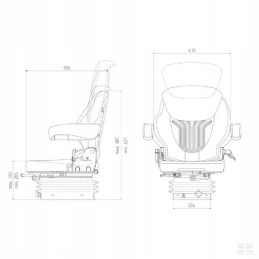 Compacto basic s gramer sėdynė