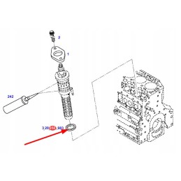 F119200710210 įpurškimo siurblio atstumas 1 3 mm