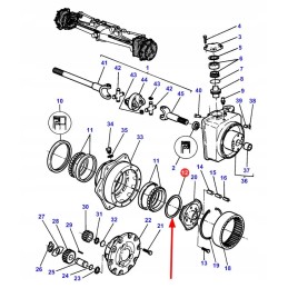 3426511m1 stebulės tarpiklis 0 15mm