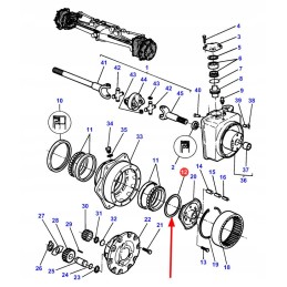 3426511m1 stebulės tarpiklis 0 15mm