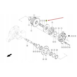 Claas Commander sankabos diskas 609425