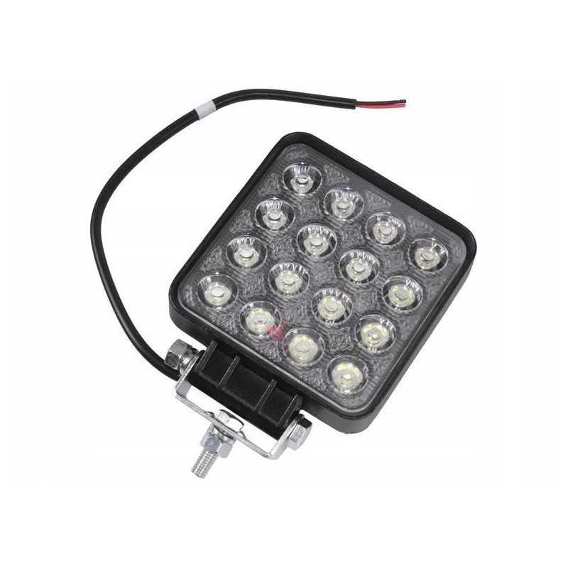 LED darbo lempa halogen 10 30v 110x110 3400lm