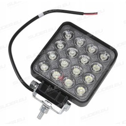 LED darbo lempa halogen 10 30v 110x110 3400lm