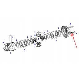 X501940000000 spyruokliniai žiedai 13 x 26