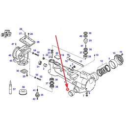 72706307 priekinės ašies pakabos įvorė