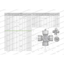 Veleno skersinė galvutė 27x73, Warynski šoninis tepimas