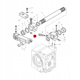 Hidraulinio siurblio sandarinimo žiedas mf 364105x1 originalus