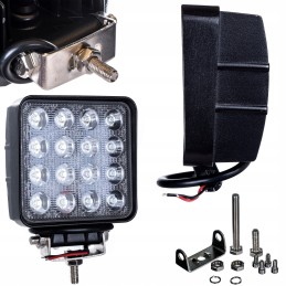 Halogeninė LED darbo lempa 48w 12v 24v aliuminis