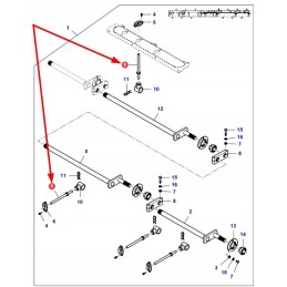 B103033 būgno piršto skersmuo 16 x 245 mm