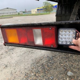 Halogeninė LED darbo lempa 48w 12v 24v aliuminis