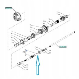Įvorė new holland ford fiat korpusas steyr 5107725 c