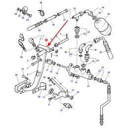 3712543m93 sankabos pedalo laikiklis