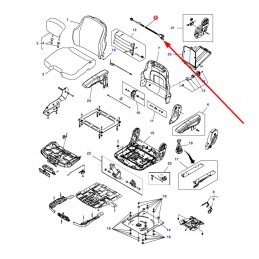 3909468m1 sėdynės laidai