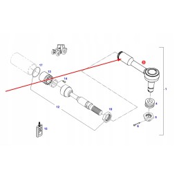 325847 rutulinė jungtis m38 x 1 5