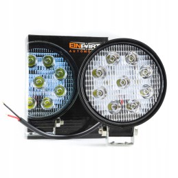 LED darbinė halogeninė lempa 27w, apvali, 60 laipsnių