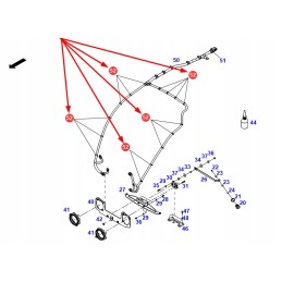 X668466800000 kabelio spaustukas