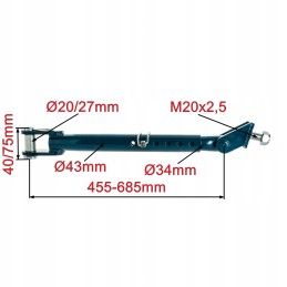 Šoninės grandinės stabilizatorius ursus c 360 morga 2 vnt