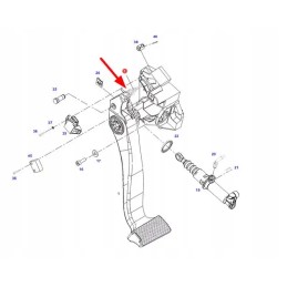 718100100260 sankabos pedalo svirtis