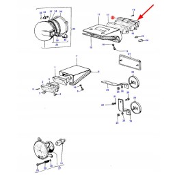 1426607m1 galinio žibinto gaubtas, kairysis