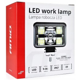 Halogeninės darbo lempos prožektorius 9 36v 17xled 3400lm