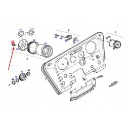 X671305600000 prietaisų skydelio lemputė