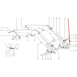 430430292 priekinio krautuvo įvorė