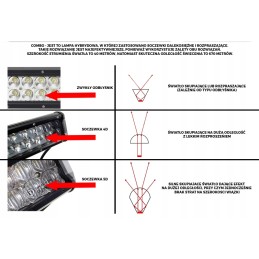 240w Cree Combo 5d darbo lempa
