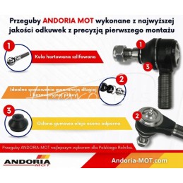 Kairysis kampinis rutulinis šarnyras john deere al393