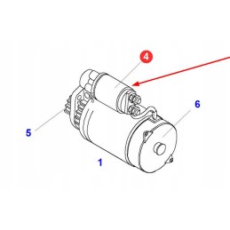 X830100009010 starterio solenoidas