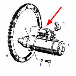 X830100009010 starterio solenoidas