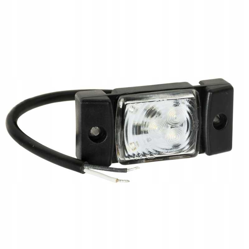 LED markerinė lempa 12v 24v balta