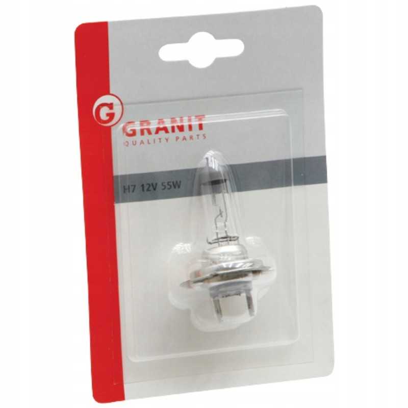 Tvirta halogeninė lemputė h7 px26d 12v 55w granitas