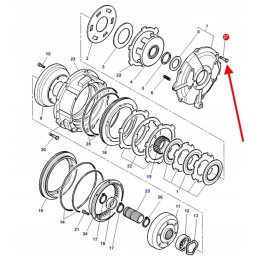 3712479m1 varžtas M8 x 30