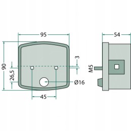 Case ih hella galinis kombinuotas žibintas