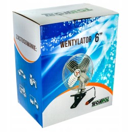 Sukamasis ventiliatorius 24v, 6 dalių metalinis gaubtas